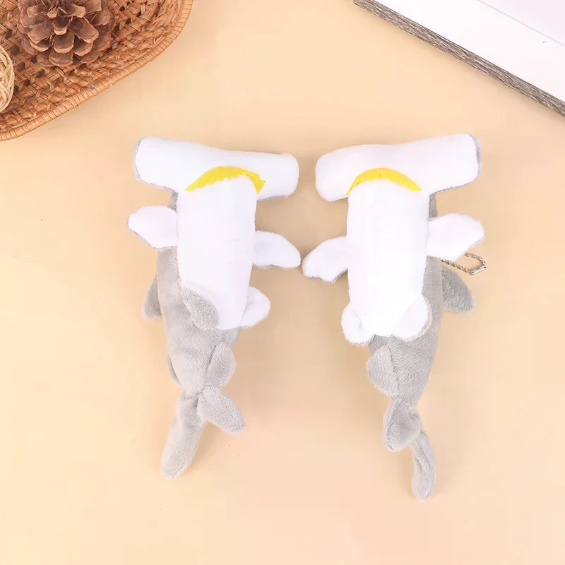 18cm Cute Plush Hammerhead Shark Toy Soft Stuffed Animal Key Chain For Birthday Gifts Doll Gift For Children