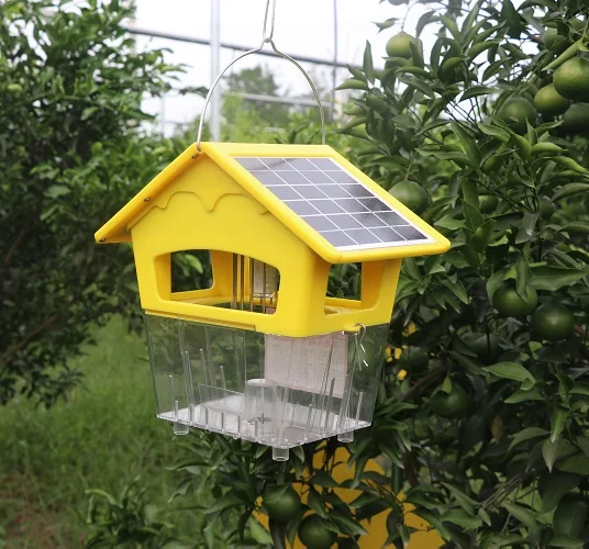 Traps for Stink Bug Scarab Mini Solar Insecticidal Lamp for Orchard Garden