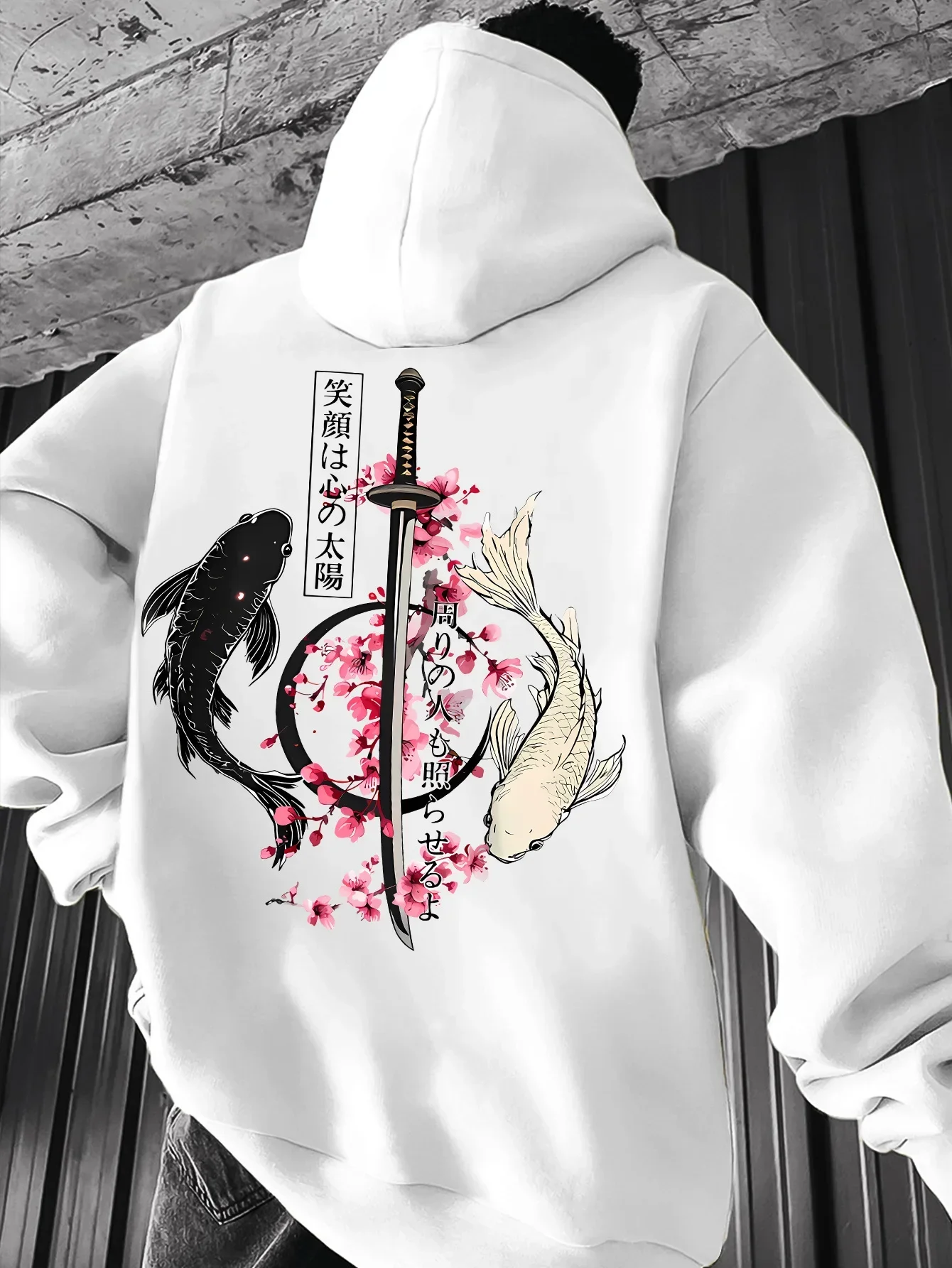 Men's Autumn and Winter Fashionable Printed Hooded Sweatshirt Multifunctional Sports and Leisure Top