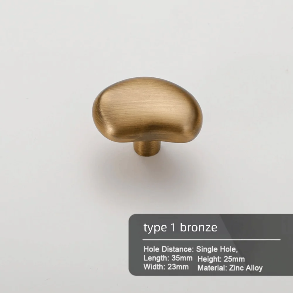 Zinc Alloy Cabinet Handles Gold/Silver Solid Furniture Handles Nordic Vintage Antique Style Wardrobe Handles Dresser Hardware