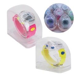Plastic Watch Display Storage Holder Transparent Case Adult Children's Smart Watch Protective Box Organizer