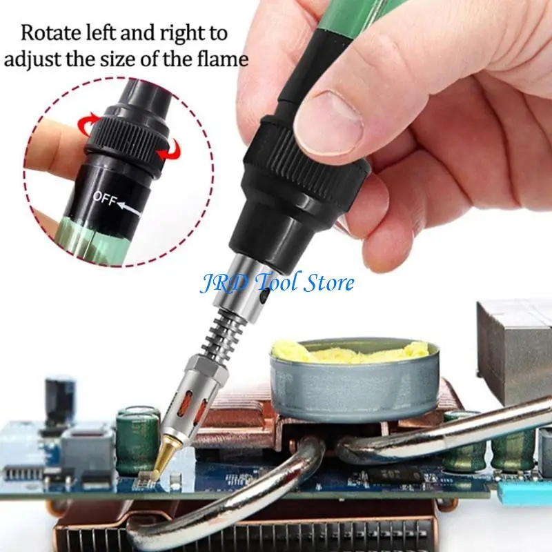 A2UD Professional Gas Soldering Iron Set Heating Tool for Electronics Repair