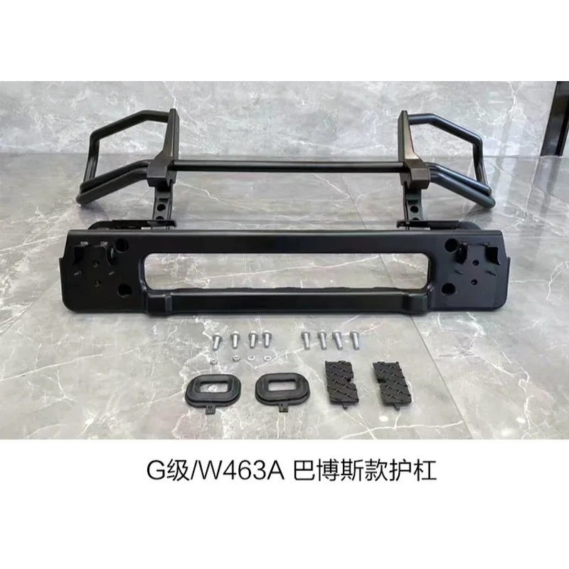 Style Metal Front Bull Bar MB G-Class W463A G63, Front Bumper Guard Protector, Bolt-On Modification Parts