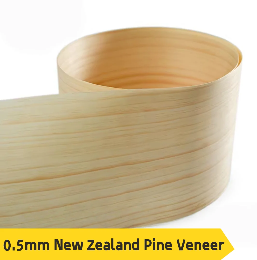 Thickness:0.5mm Natural New zealand Straight Grain Pine Wood Veneer Sheets High-End Decorative Veneer