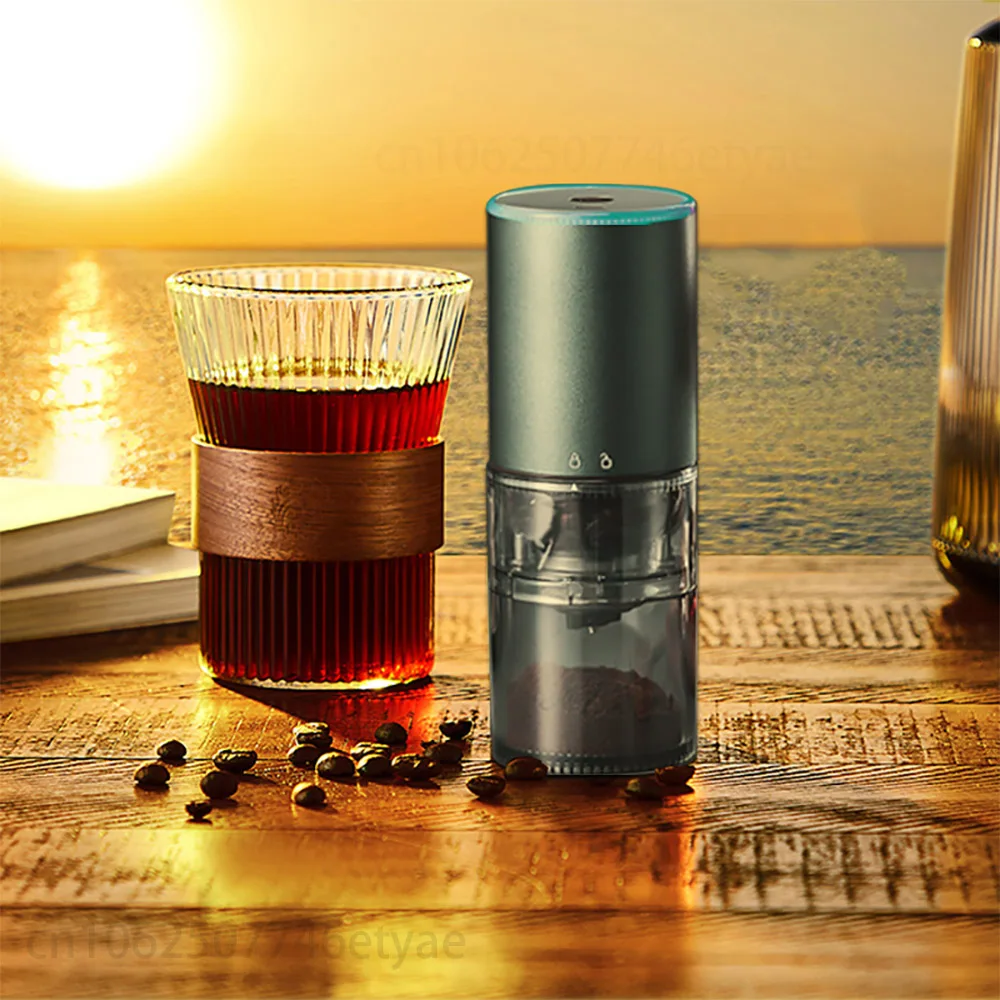 Elektrische Koffiemolen Camping Koffie Portable Home Reizen Automatische Koffiebonen Grinder Machine Oplaadbare Grinder Machine