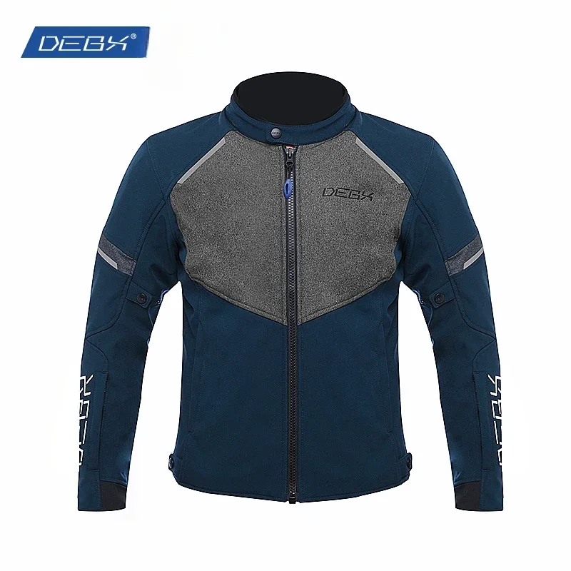 DEBX Motorcycle Jacket for Men and Women Winter Warm Waterproof with CE Protective Moto Jacket Warm Insulated Commuter Jacket