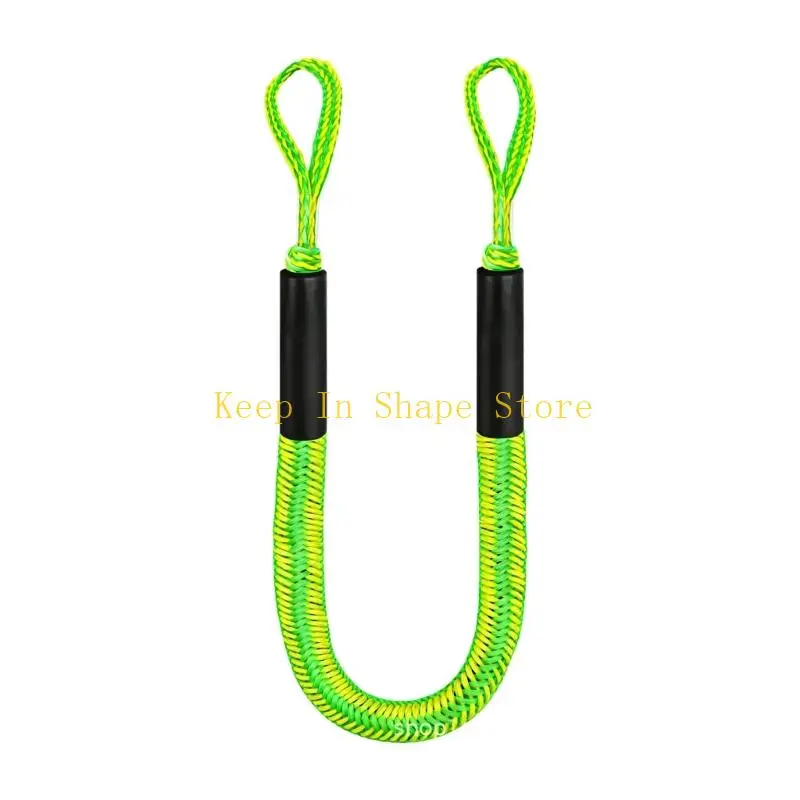 U1JC Dock Cord for Boarding Stops and Short Tie Off Tasks, 6 Foot Stretch Line with Spliced End Sections for Small Craft