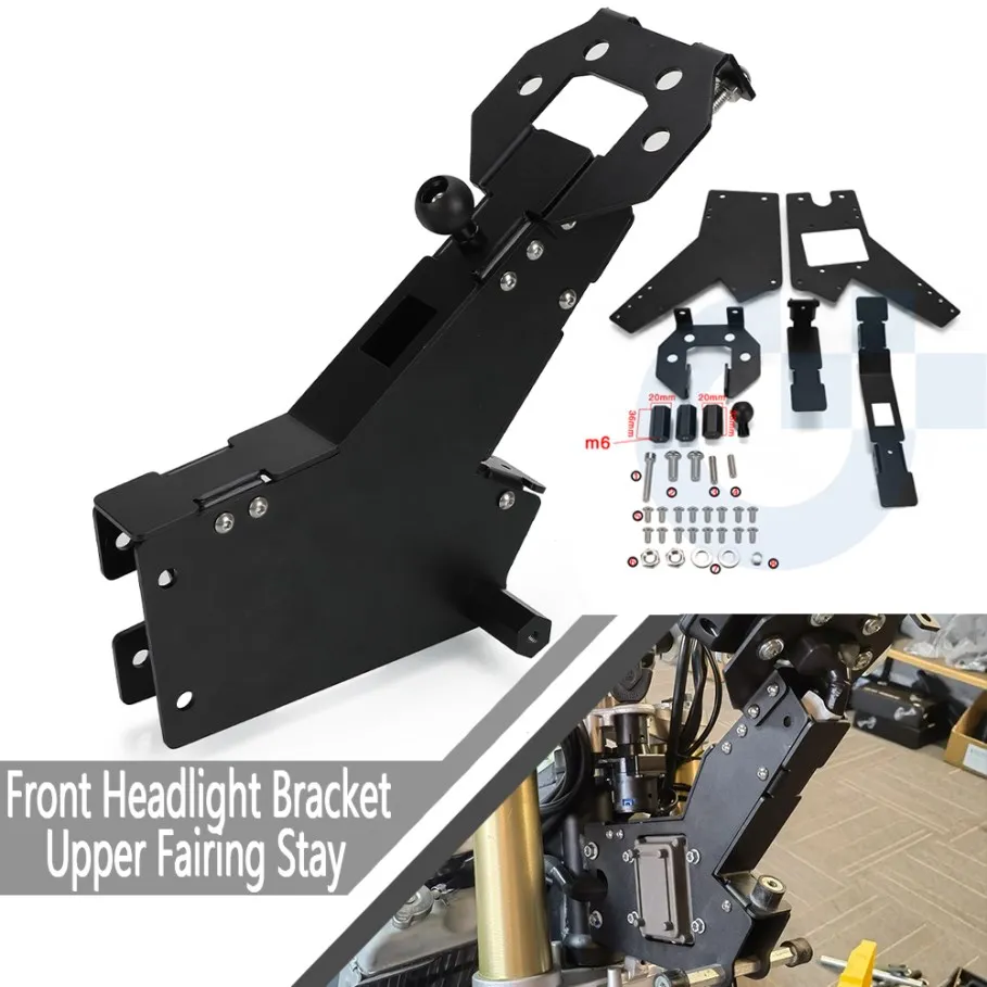 2024 New Front Headlight Bracket Head Light Holder Upper Fairing Stay Indicator Stand Motorcycle For KOVE 450 Rally 2022 2023