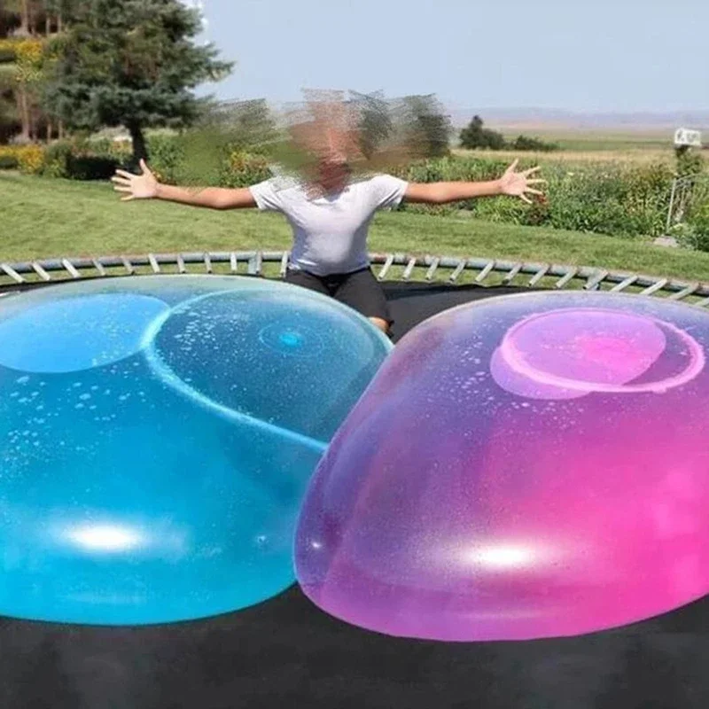 Bubble Ball Outdoor Soft Air Water Filled Bubble Ball Children Blow Up Balloon Toy Fun Party Game Summer Inflatable Kids Gifts