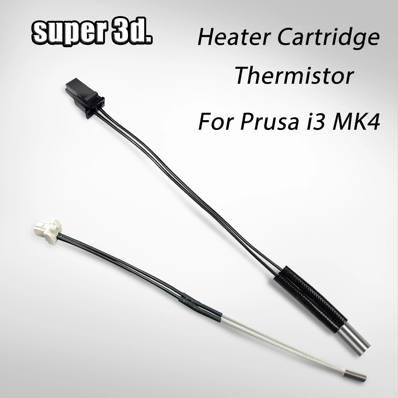 Prusa i3 MK4 24V 40W Heater Cartridge Thermistor Thermometer line Hotend Kit for Prusa MK4 3D Printer Part Extruder Heating Tube