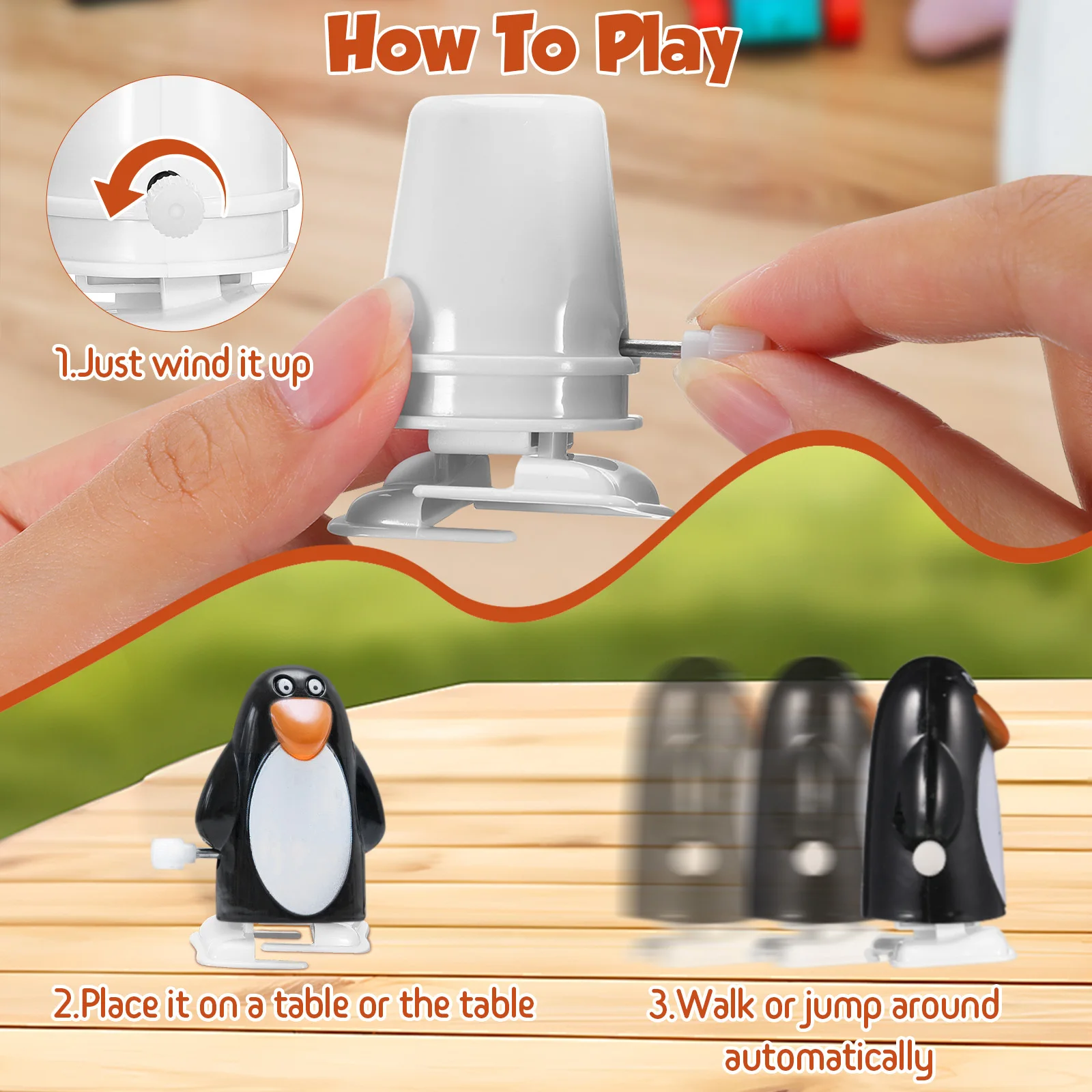 6 قطعة حركة عقارب الساعة ملحق ذاتي الصنع تركيب بلاستيكي للحرف اليدوية الطين الحرفية آلية صغيرة حركة بلاستيكية #2