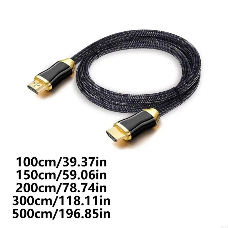 

R1WD Certifieds 4K60Hz HDMI2.1 Cable for Gaming Consoles Monitors Projectors Quick and Seamlessly Video Transfer 300cm/500cm