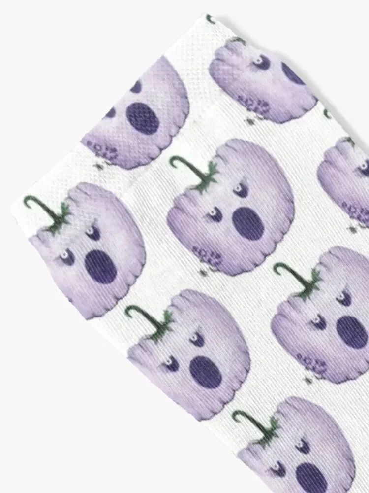 Purple Pumpkin Socks man funny gifts Run New year's Socks Ladies Men's