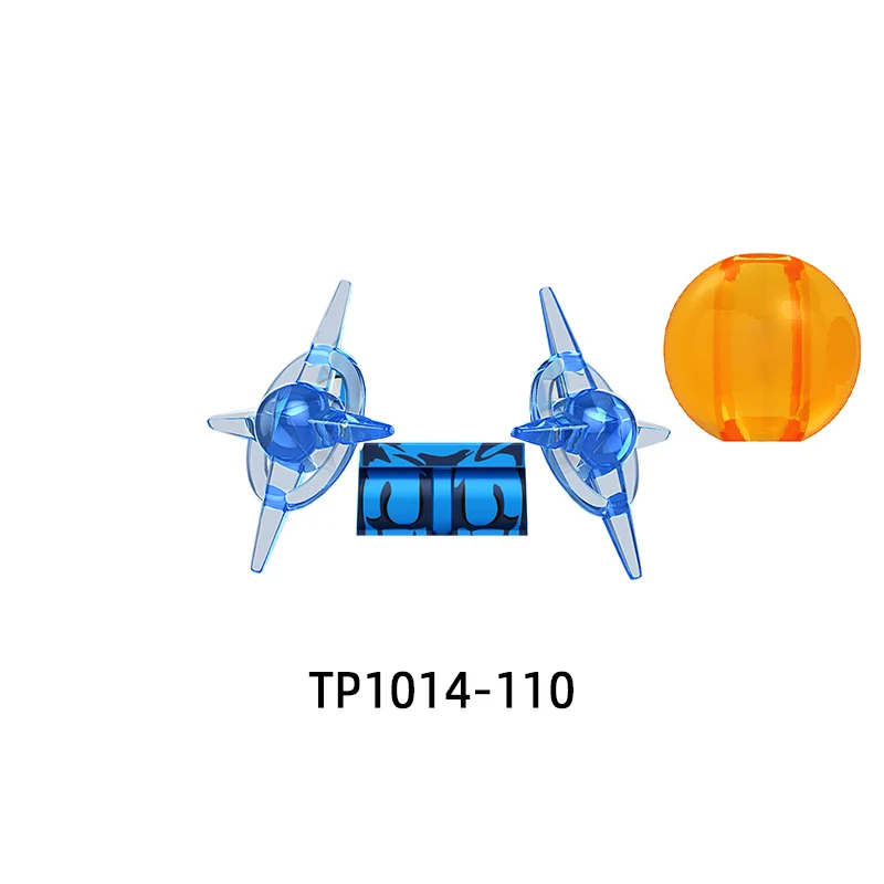 Figuras de acción de armas, piezas para el pelo, bloques MOC, juguetes para niños, TP1014