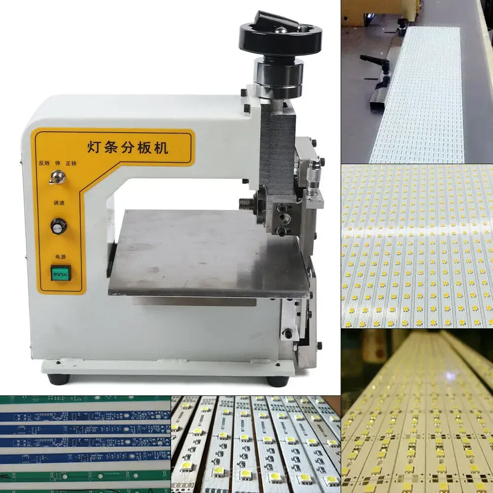 

V Cut Groove PCB Separating Separator PCB Cutter Light Strip Bar Sub-board Machine Cutting Tool 110V/220V 0.6-3mm