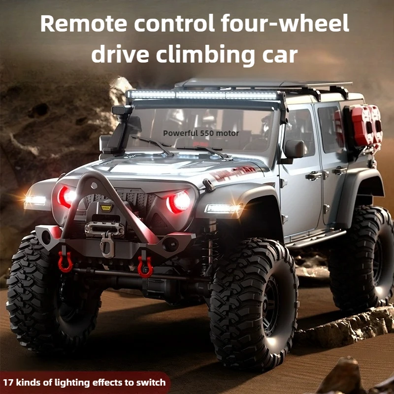 

R1011 RC Climbing Car 1/10 Professional Simulated Climbing Off-road Vehicle Electric Remote Control Model Car with Light Toy