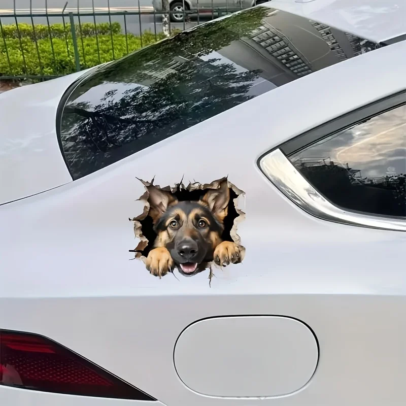 

Adorable and Charming Shepherd Dog Stickers - Vinyl - Easy to Apply - Suitable for Cars, Motorcycles, Laptops, Bumpers, Home