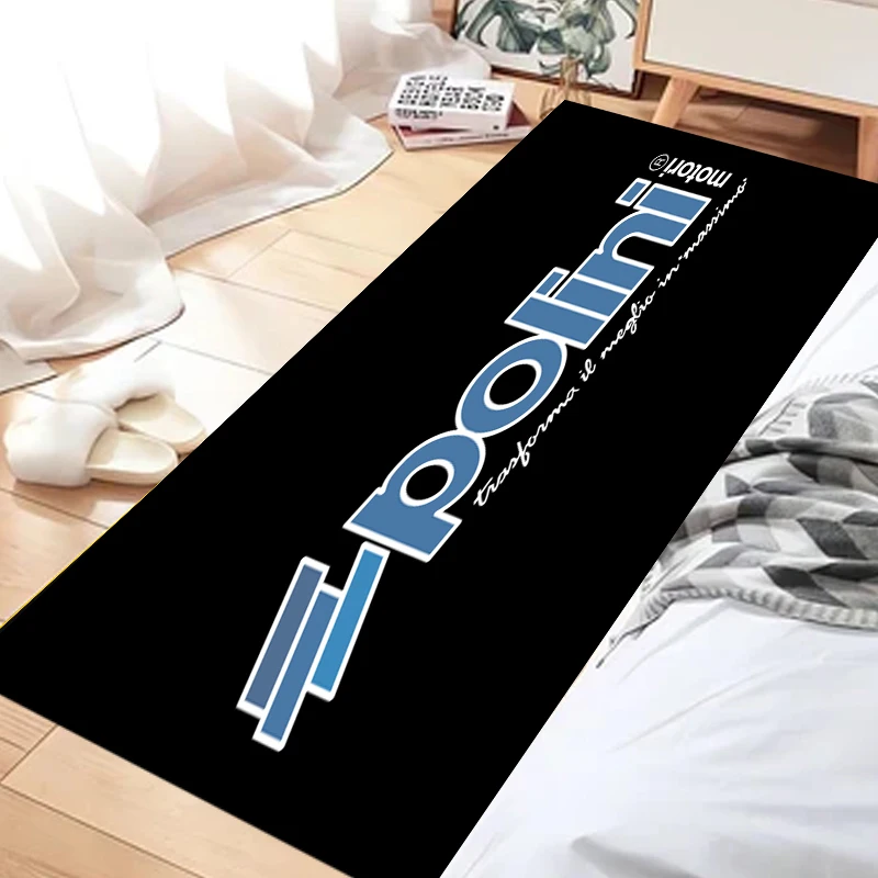 P-Polini-Italy S-Scooter R-Racer Carpet Floor Mat Racing Cool Moto Display Motorcycle Display Mat Anti-slip Home Decor Room Rug