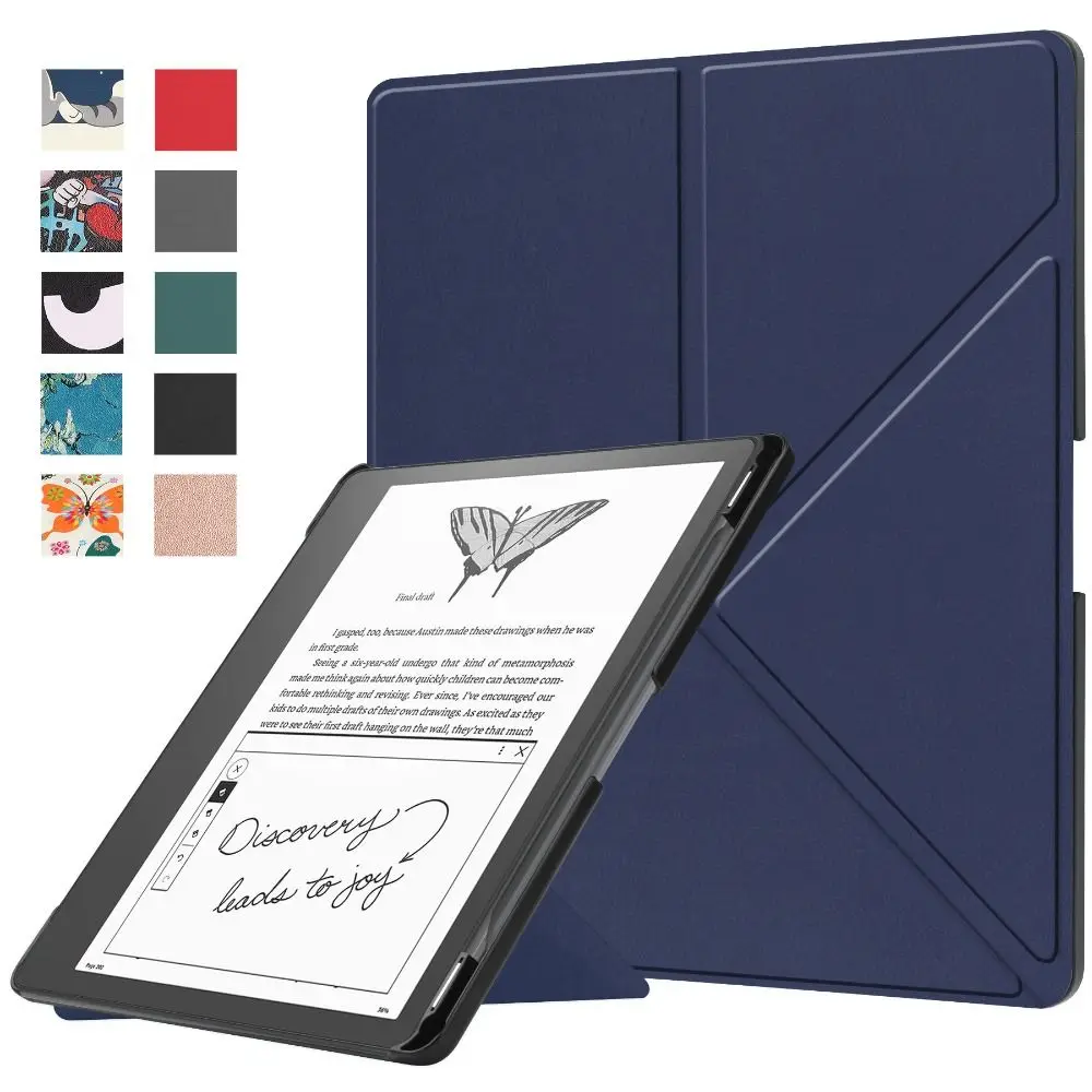 Multi-folding Stand Case Magnetic PU Leather eReader Cover Wear Resistant for Kindle Scribe Colorsoft 11 inch (2025)