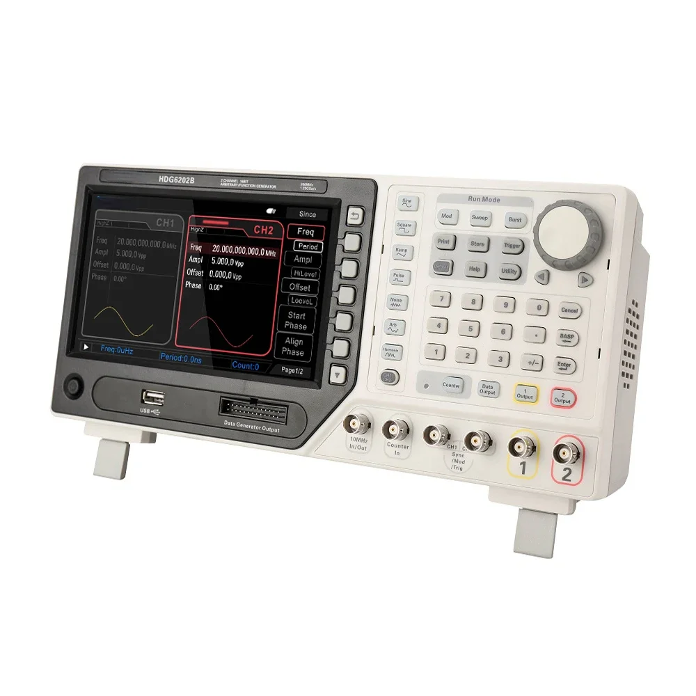 HDG6000B Series 2 Channels Arbitrary Waveform Generator Pulse Generator Function Generator HDG6202B HDG6162B