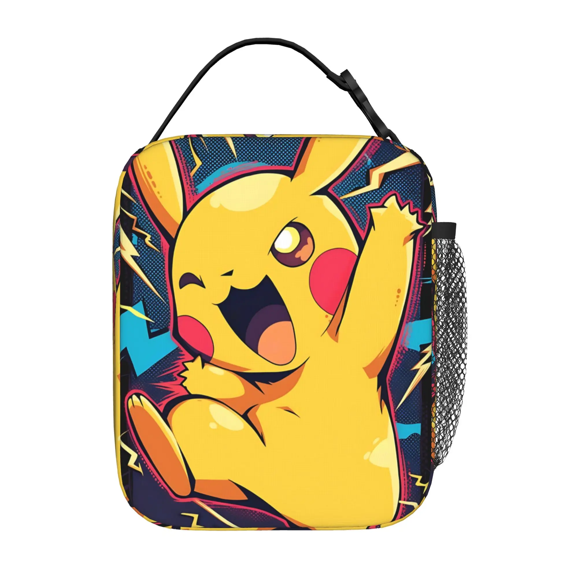 Pokemon Insulated Lunch Bag Meal Pack Rice Bag Pikachu bolsa Student Bento Lunch Handbag Insulation