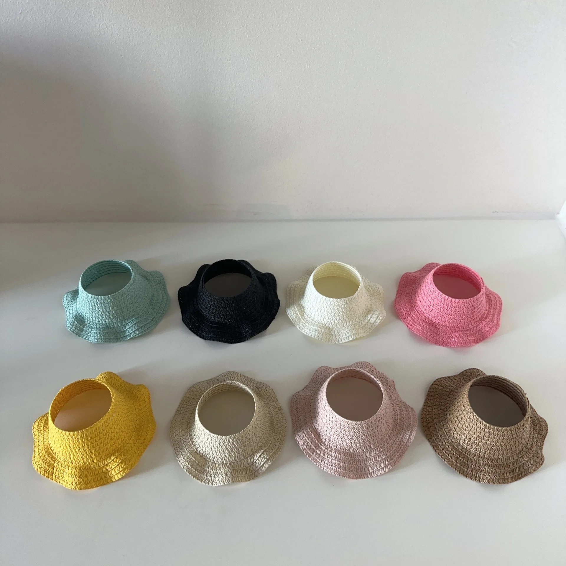 

17CM Pendant Labubu Doll 1st Gen 2nd Gen Labubu Empty Top Straw Hat Wave Straw Hat Water Wave Hat