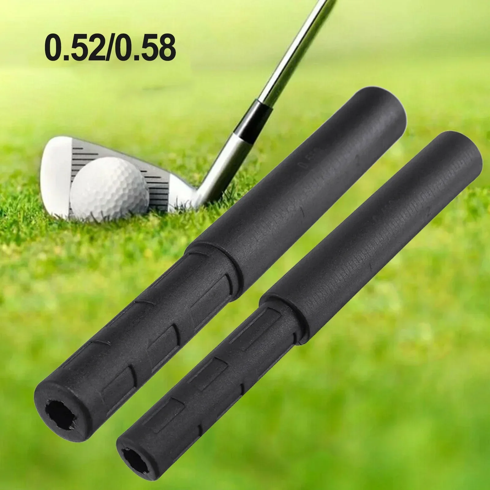 Varilla de extensión Varilla de extensión de golf Punta en espiral Extremo Fuerte dureza 0,520 0,580 2 pulgadas Extensor negro nuevo