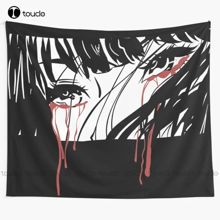 Crying Girl Tapestry Art Tapestry Wall Hanging Tapestry Wall Hanging For Living Room Bedroom Dorm Room Home Decor Wall Covering