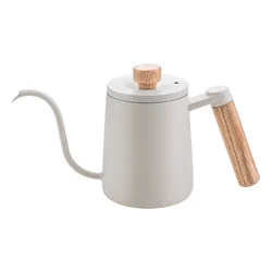 Coffee Pot Milk Frothing Pitcher Jug Gooseneck Kettle Spout Stainless Steel Espresso Coffee Tea Milk Pot Kettle Can 350ml 600ml