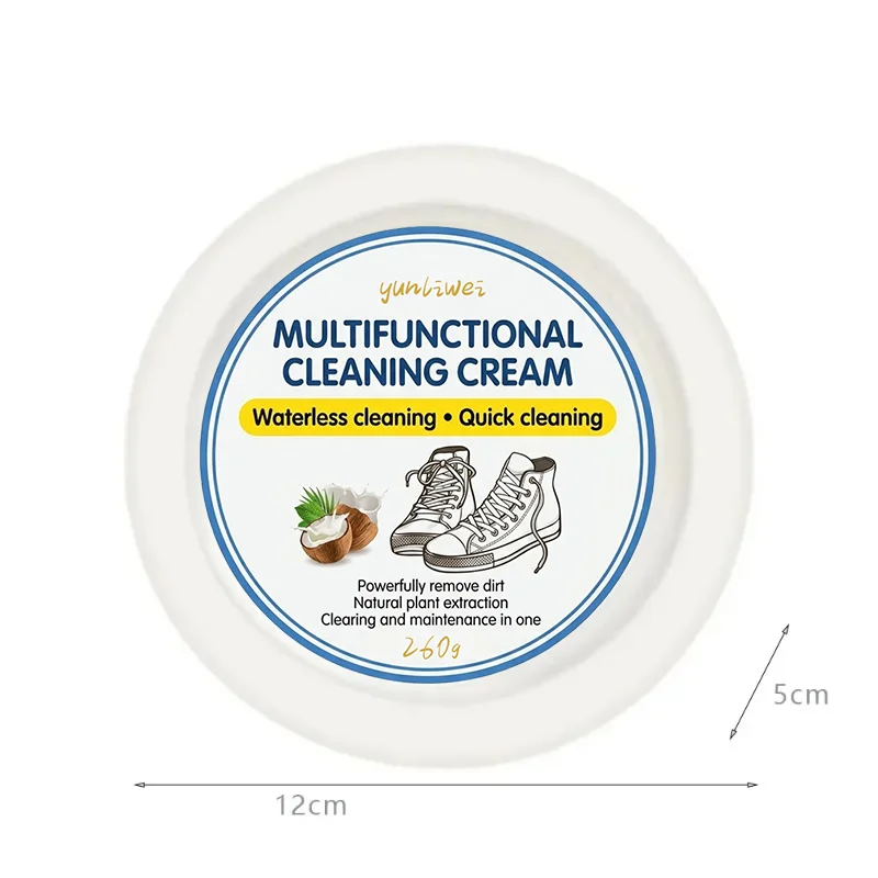 260g White Shoe Cleaner Paste  - Leather Cleaner Interior ulasan dan harga
