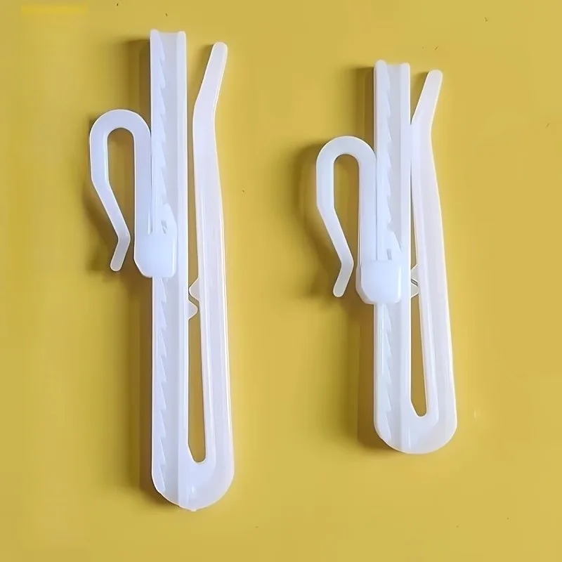 68 pcs No Drilling Required 7cm Height Adjustable Drapery Pins, great for Bedroom Window Drapery, Strong Load Support