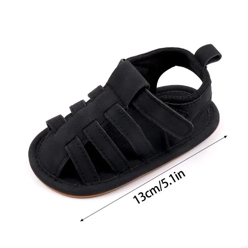 Sepatu Jalan Sandal Musim Panas Bayi untuk Bayi Laki-laki Perempuan Sandal PU Balita Sepatu Prewalker Pertama Sepatu Pantai 425F