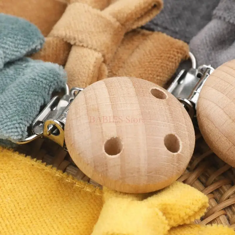 C9GB Lovely Baby Pacifier Chain Infant Toddlers Pacifier Strap with Bowknot Decor