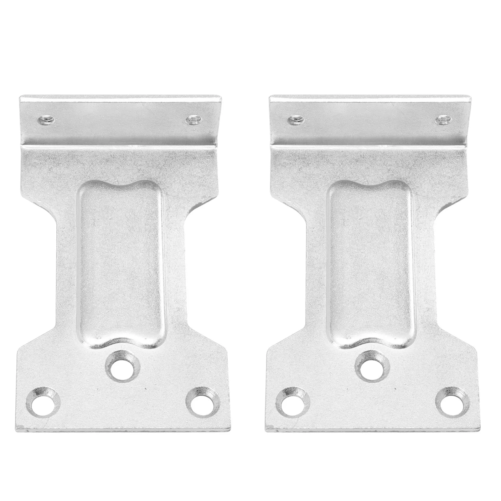2Pcs Door Closer Parallel Board Premium Steel Parallel Mounting Plate Simple Design Lightweight Easy Carry Secure Door Operation