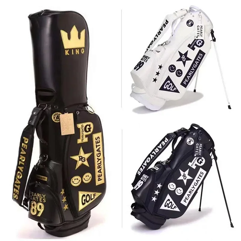 PG Golf Bracket Bag The Same PU Fabric for Men and Women, Standard Club Bag, New Ball Bag, Light and Waterproof.