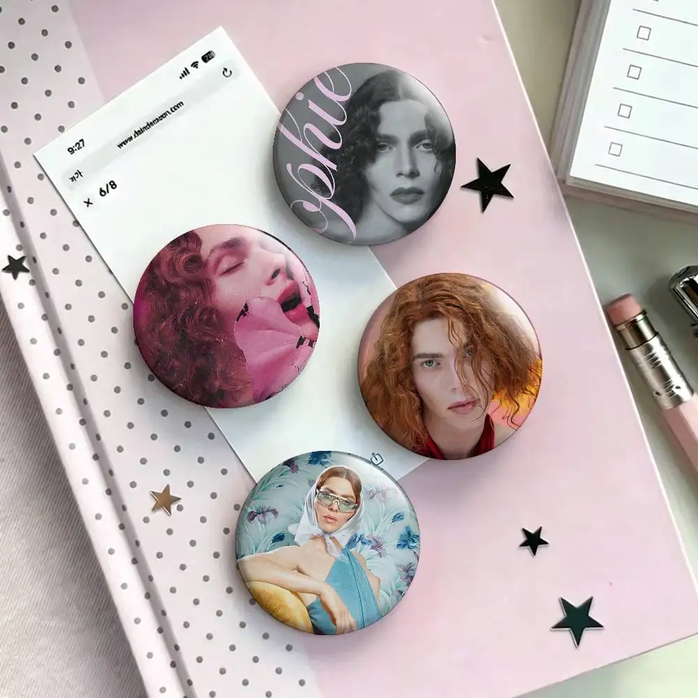 S-Sophie X-Xeon Badges 25 32 44 58 75 mm Round Fans Collect Friends Gifts Brooch Souvenir