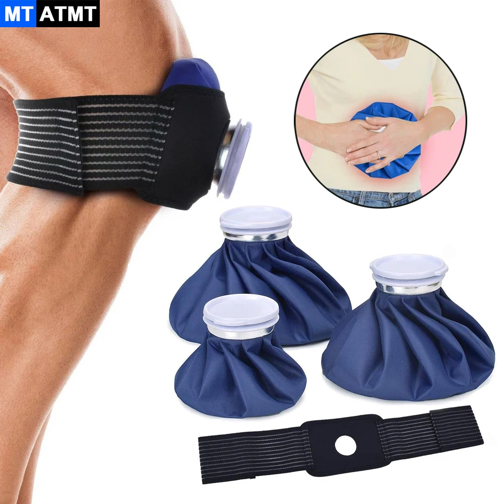 Sports Injury Ice Bag Fixed Belt Therapy Pack Muscle Ache Relief Pain Reusable Ice Bag Pack Hot and Cold Compress Pain Relief