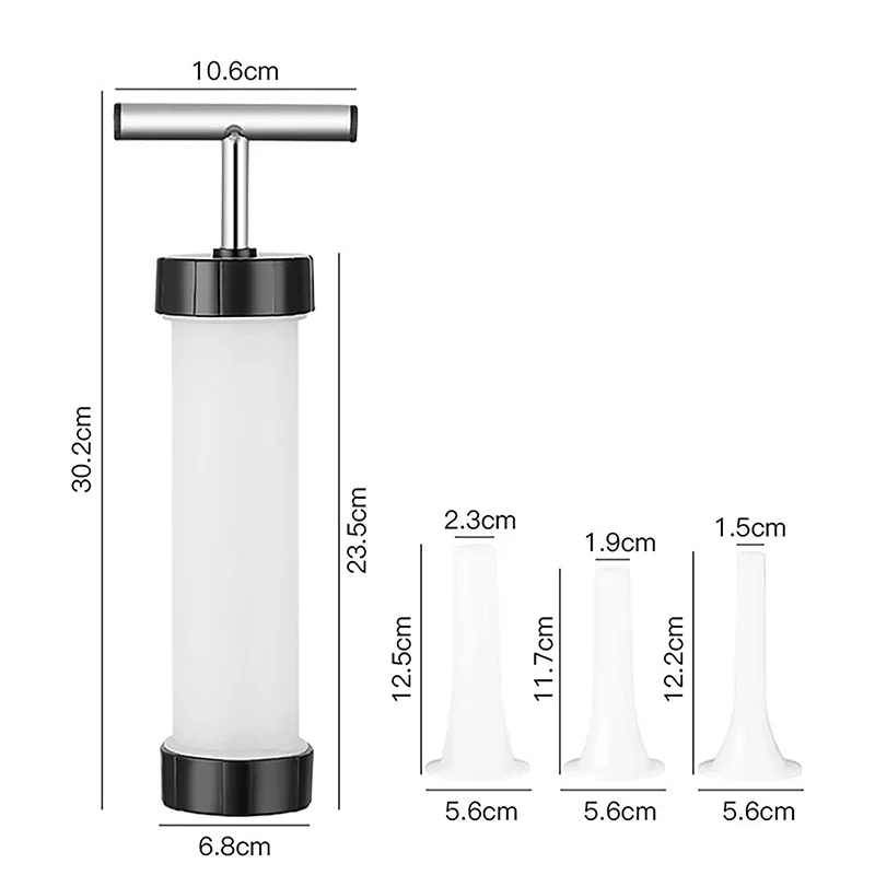 Ręczna nadziewarka do kiełbasy Domowa nadziewarka do kiełbas Strzykawka do kiełbasy Gadżety do nadziewania kiełbas Ręczne narzędzia do wtryskiwaczy