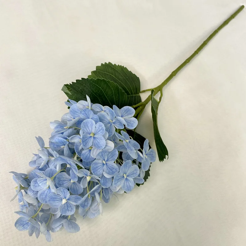 4-teiliges Set aus künstlichen Latex-Hortensien mit realistischem Aussehen, Kunstblumen für Hochzeitsdekoration, Hortensien-Blumenarrangement für Partys, Heimdekoration, Ornament – Detail 12