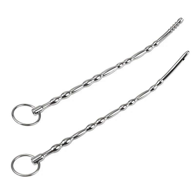 Long Stainless Steel Penis Plug Urethral Catheter Sound Dilator Metal Penis Plug Set Stick Insert Male Sex Toy Man