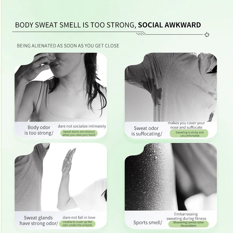 مناديل مبللة للجسم مقاومة للعرق 20 قطعة، خالية من الألومنيوم والتبريد، التحكم في الروائح لنضارة تحت الإبط على مدار 24 ساعة