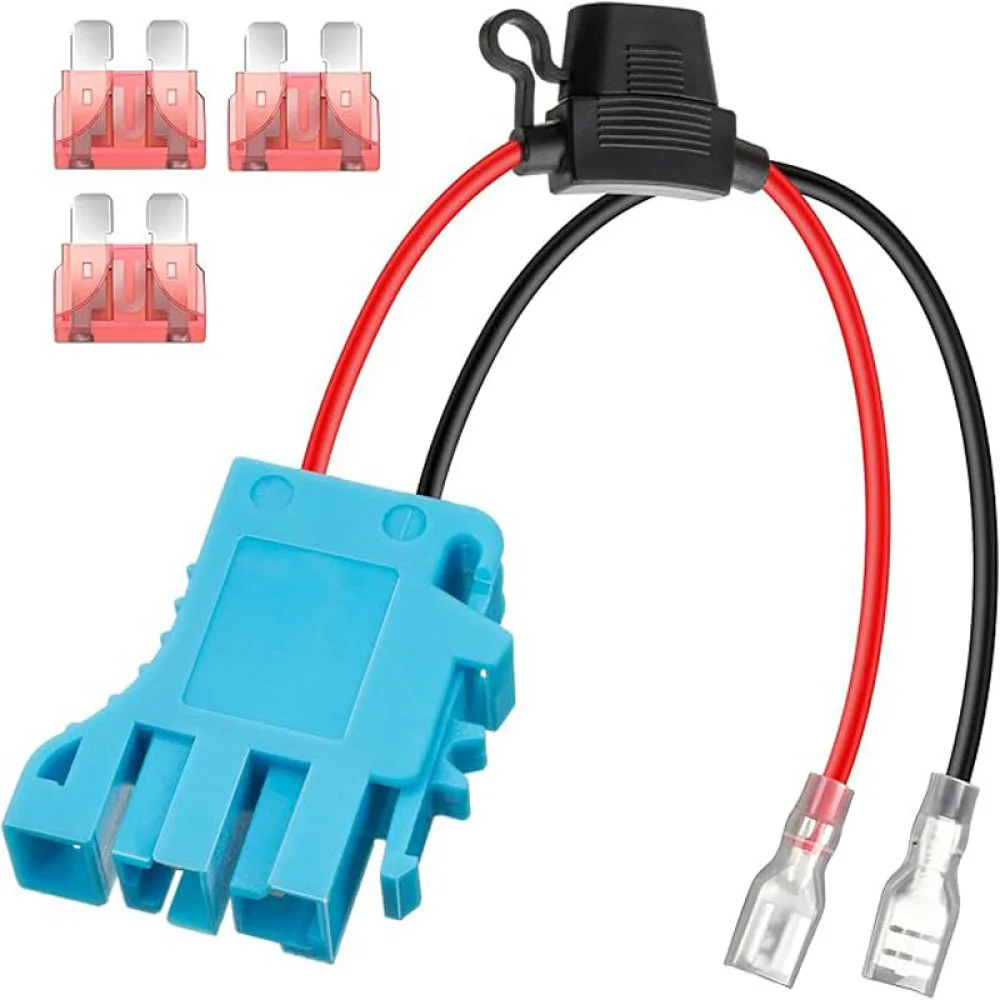Replacement 12AWG Wire Connector For Peg Perego 12V SLA Battery Kids Electric Vehicle Charging Cable Power Line Maintenance