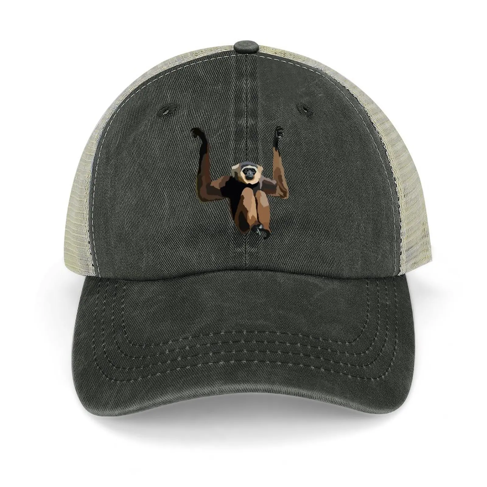 

A is for Agile GibbonCap Baseball Cap sun caps western Hat Hip Hop sun hat Hats For Women Men's