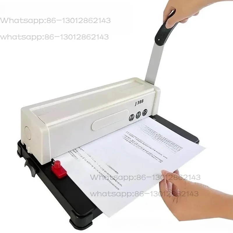 Binding Machine Manual Punching  Ten Hole Clip Binding  A3a4 File Special Punching Machine