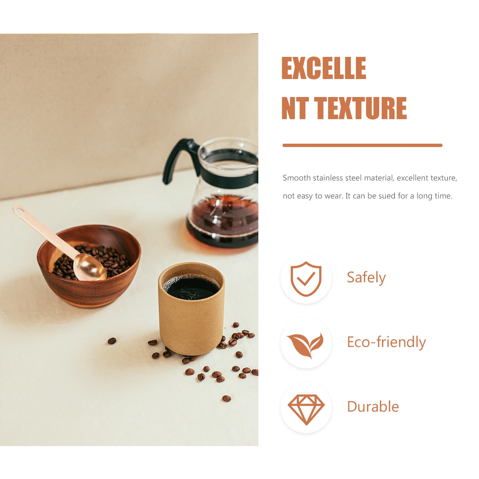 

1Set Baking Measuring Spoon and Cup Set Stainless Steel Accurate Kitchen Measuring Cups Coffee Powder Spoons Kitchen