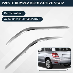 Front Rear Bumper Side Chrome Trim For Mercedes Benz GLK X204 W204 GLK300 GLK350 A2048851921 A2048852021
