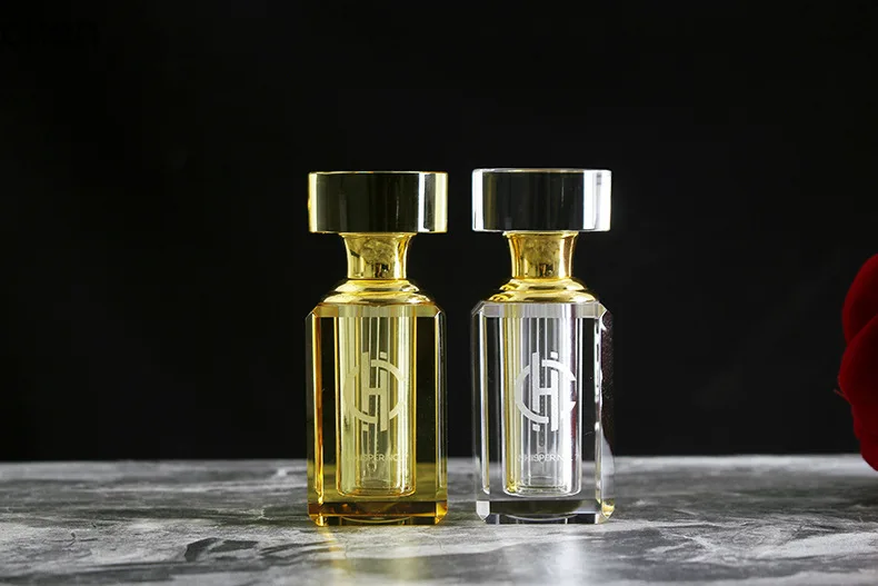 HXL sealed crystal empty bottle, perfume dispensing bottle, tattoo pigment bottle, decorative item