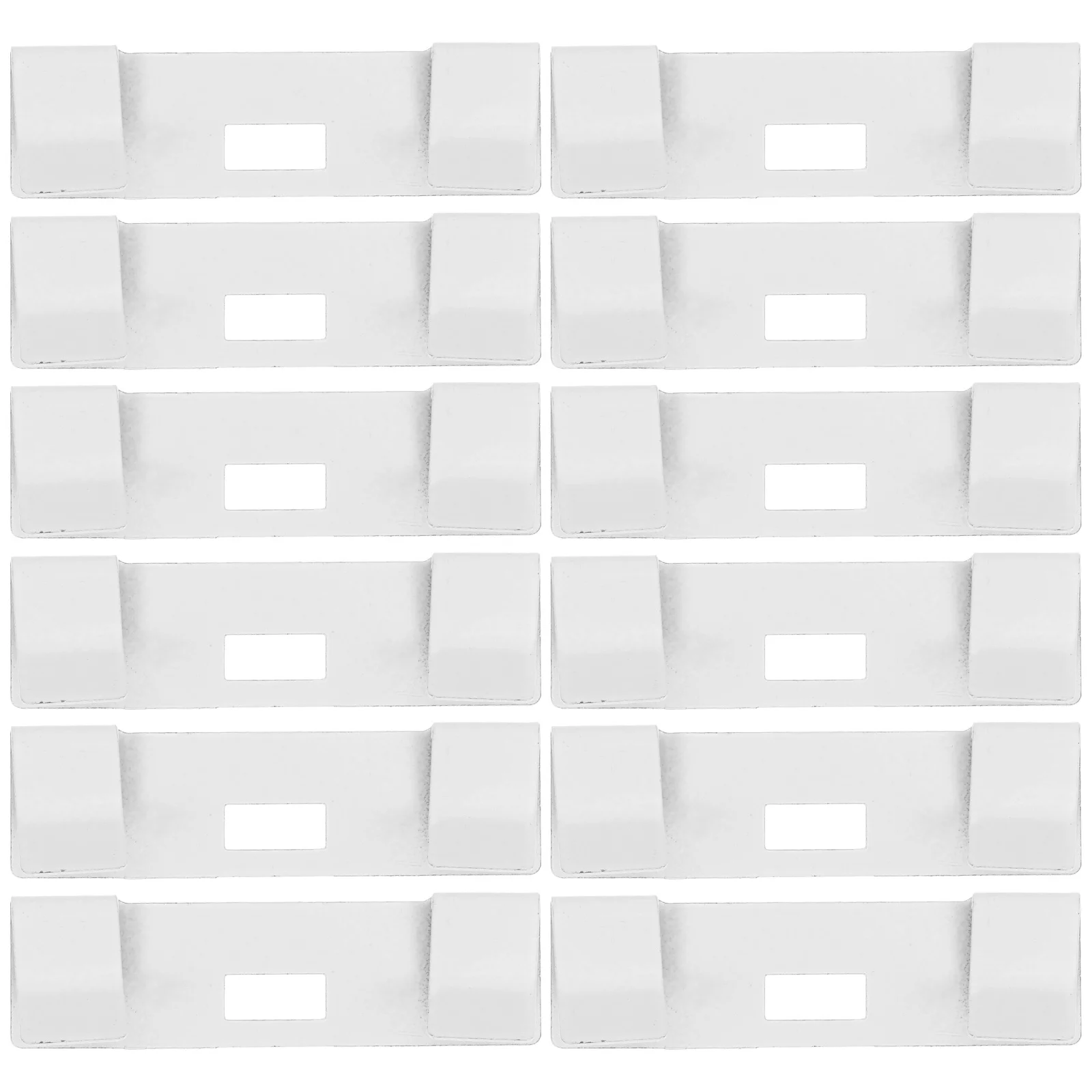 

12Pcs Vertical Blind Maintenance Metal Repair Clips Heavy Duty Replacement Slats White Curtain Clips Blinds Replacement Parts
