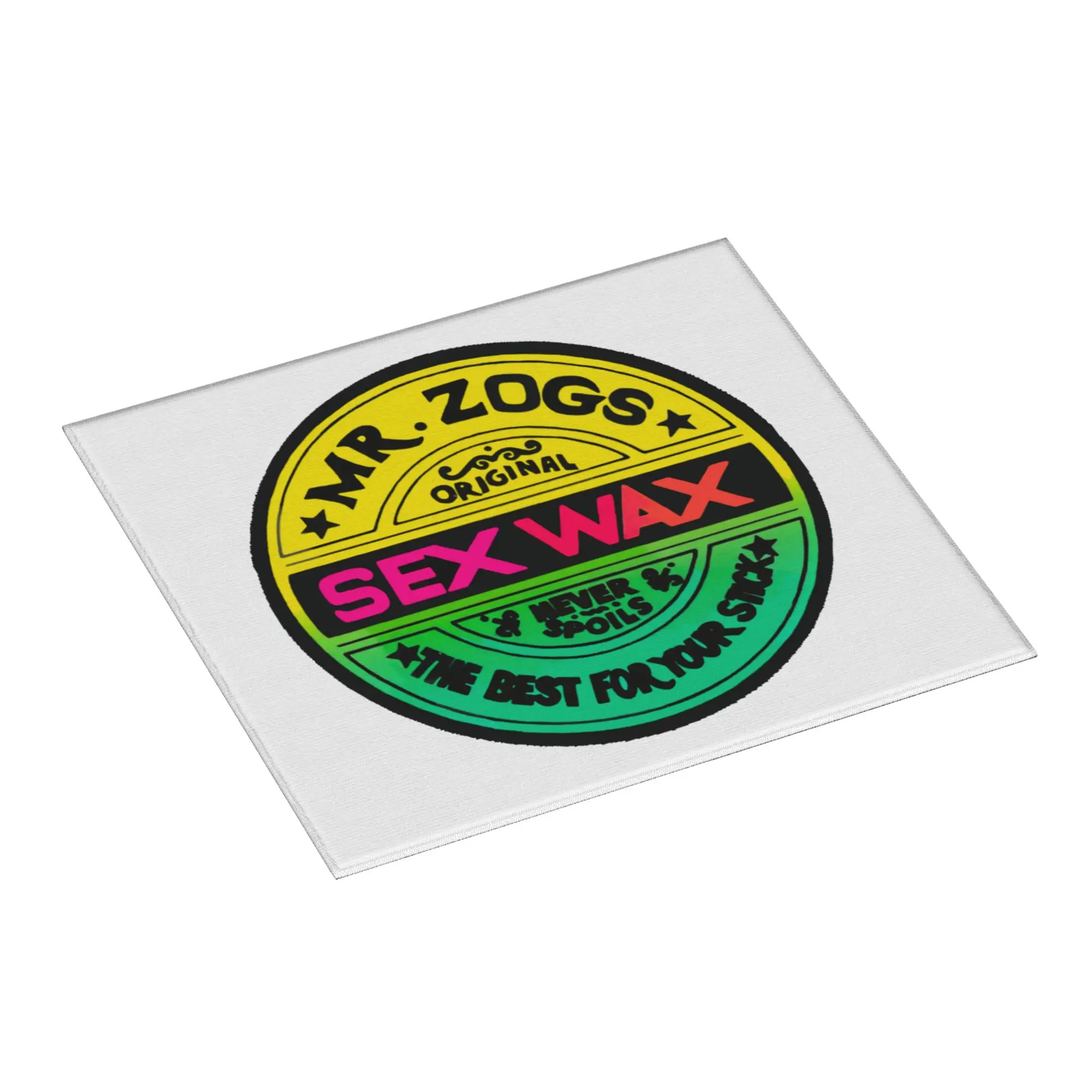 Mr Zogs Surfing Non Slip Kitchen Counter Protector Mat Barware Tableware Reusable Sex Wax Logo  Bathroom Drying Mat For Kitchen