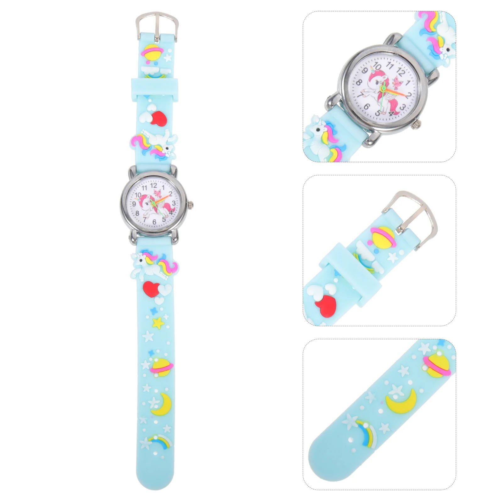 Silicone Time Learning For Childrens Watch Birthday Watch Christmas Gift Ages 3-7